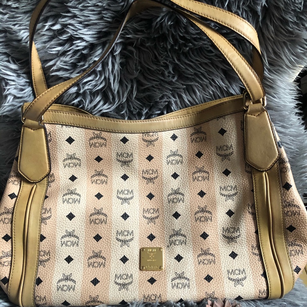 MCM 2 ways tote bag